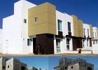 Casting all elements with aluminum concrete forms achieves a cost savings of 10-20% over traditional methods.