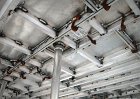 This allows the concrete forms removal to take place while leaving the deck supports undisturbed. The aluminum deck formwork can then be reused immediately.