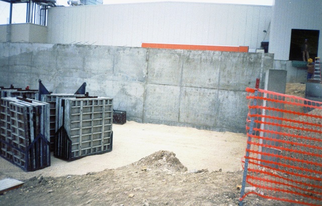 big panels concrete walls