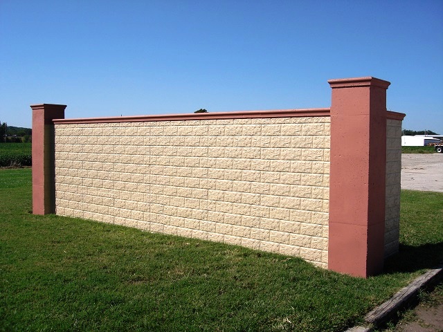 block concrete wall