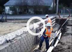 concrete fence construction