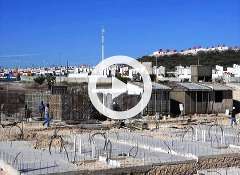 time lapse concrete formwork construction